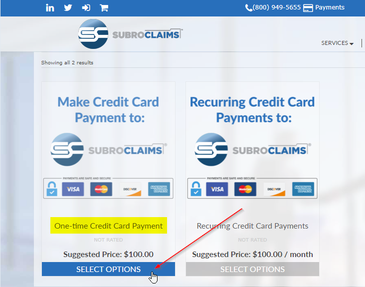 How Do I Make A Single Credit Card Payment Subroclaims